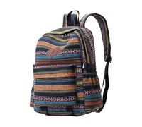 ZEPFJHE Borsa da scuola per pendolarismo, tela, Blue | Zaino funzionale alla per spostamenti quotidiani e avventure, borsa da scuola in stile etnico, zaini in tela