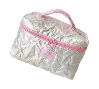 ZEPFJHE Borsa da toilette da viaggio Custodia cosmetica Scomparti per stanze Materiali impermeabili Sacchetti per trucco portatili per la cura della pelle Organizzatori per la cura della pelle a