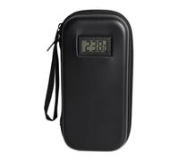 ZEPFJHE Borsa da viaggio isolata Caratteristica in tempo reale di temperatura riutilizzabile impacchi di ghiaccio per il raffreddamento portatile di trasporto fresco dei, Nero , Taglia unica