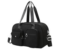 ZEPFJHE Borsa madre ad alta capacità borsa alla moda mamma borsa alla moda mamma bambino stoccaggio essenziale per comfort e funzionalità Shopping pannolino, Nero