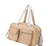 ZEPFJHE Borsa madre ad alta capacità borsa alla moda mamma borsa alla moda mamma bambino stoccaggio essenziale per comfort e funzionalità Shopping pannolino, cachi