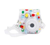 ZEPFJHE Borsa per macchina fotografica portatile, piccola custodia trasparente per fotocamera borsa a tracolla in PVC moda modello custodia per fotocamera Mini12/11, Come descritto, Set Bagagli