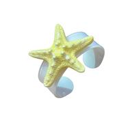 ZEPFJHE Bracciale a tema costiero realizzato in resina confortevole per viaggi al mare e stili dichiarazioni elegante accessorio per le vacanze, Misura unica, come descritto