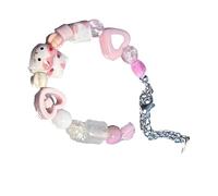 ZEPFJHE Bracciale Regolabile Multicolore Bracciale In Perline Accessorio Alla Gioielli Per Adolescenti Girls Wear Casual Handchain Dievi IMPLEADE