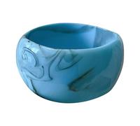 ZEPFJHE Bracciale rigido geometrico largo in acrilico esagerato accessori di dichiarazione struttura acrilica adatto per le donne presente comodo braccialetto, Misura unica, come descritto