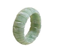 ZEPFJHE Bracciale rigido in acrilico con cerchi geometrici retrò, design vintage, leggero ed elegante, accessorio da polso per donne, ornamento artistico sfumato, Misura unica, come descritto