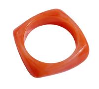 ZEPFJHE Bracciale rigido in resina vibrante geometrico quadrato colorato braccialetto elegante da donna gioielli da polso accessorio regalo accessori da polso in resina, Misura unica, come descritto