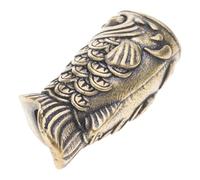 ZEPFJHE Brasses Pesci Pendenti Paracord Compatta Perle Paracord Attrezzatura per Esterni Cordino A Maglia E Pretendenti Utensili Ingranaggi