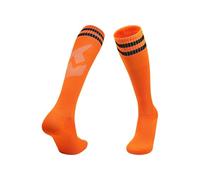 ZEPFJHE Calze da calcio a doppia striscia in poliestere ventilato contro la catena di slittamento rinforzata resistenza abbigliamento sportivo calze da calcio lunghe con due barre