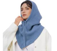 ZEPFJHE Cappello caldo da cacciatore, sciarpa calda, alla moda, unisex, antivento, spesso, isolante, con scialle lavorato a maglia, scaldacollo invernale regolabile, D, Taglia unica