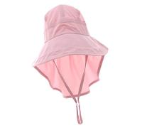 ZEPFJHE Cappello da sole in rete traspirante per bambini con coperture per il collo cinghie regolabili per il mento attività all'aperto Mesh traspirante per bambini all'aperto, B, Taglia unica