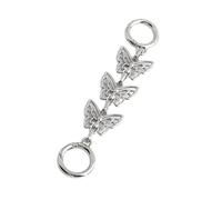 ZEPFJHE Catena Estensione con Chiusura A Farfalla in Lega Regolabile per Collana Personalizzabile Lunghezza del Braccialetto Accessorio per Gioielli Potenziatore Gioielli Multioccasione