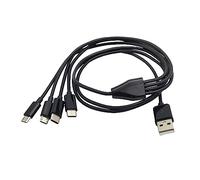 ZEPFJHE Cavo di ricarica multiplo 4 in 1 Cavo USB di tipo C Cavo USB a Type-C USB Chager Cavo di alimentazione 100 cm/39,37 pollici
