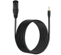 ZEPFJHE Cavo Microfoni Maschi da 3 5 Mm A 3pin per Connessione Perfettamente Laptop E Tablet Ai Sistemi Uditivi