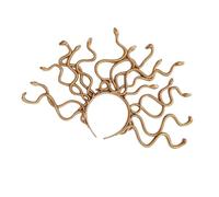 ZEPFJHE Cerchietti per capelli per Halloween Photo Booth Puntelli Metallico Serpente Fasce per feste Corone per Festival Musicali Accessorio per Capelli Unico