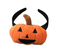 ZEPFJHE Cerchietto per capelli con decorazione a forma di zucca, accessorio per cosplay, Halloween, per cosplay e uso quotidiano, fermaglio per capelli alla moda