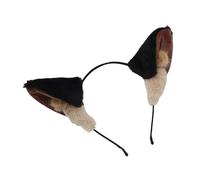 ZEPFJHE Cerchietto per capelli con orecchie da cucciolo, accessorio per foto, peloso, cerchietto per capelli, per feste divertenti, per festival musicali, cosplay, feste