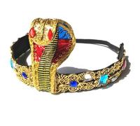 ZEPFJHE Cerchietto per capelli egiziano per Halloween, accessorio per capelli da donna, per scattare foto e trasmettere in diretta