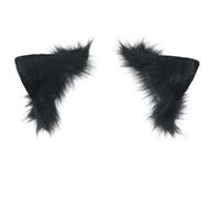 ZEPFJHE Cerchietto realistico con orecchie di lupo ricaricabile per donne adolescenti fasce per gli appassionati di film anime riunioni a tema fascia per capelli Halloween per donne per adulti anime