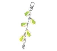 ZEPFJHE Charm unico per borsa a forma di pistacchio e portachiavi, alla moda, per persone alla moda che cercano un tocco strano e unico per gli amanti delle noci
