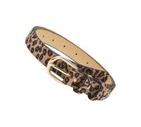 ZEPFJHE Cintura Contemporanea Con Stampa Animalier Marrone Per Pantaloni Accessorio In Con Piccole Fibbie Decorative In Metallo Cintura Decorativa Per Occasioni Sociali