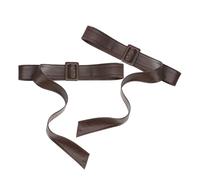 ZEPFJHE Cinturino classico in pelle PU per donne e uomini, cinturino regolabile con fibbia per trench e giacche alla moda, Caff, Taglia unica