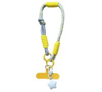 ZEPFJHE Cinturino da polso regolabile per smartphone Costruzione in poliestere Star Charm Mobile Lanyard Wristband Sport Phone Tethers con lunghezza