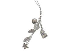 ZEPFJHE Cinturino Mobile/portachiavi Per Trendsetter E Avventurieri Gatti E Taie Farfalla Che Gancio Alla Del Cordino