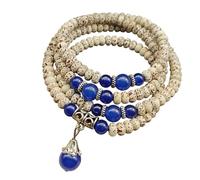 ZEPFJHE Ciondolo a forma di stella Bodhi per praticanti di yoga e devoti buddisti, collana con perline per preghiera buddista, Misura unica, come descritto