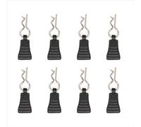 ZEPFJHE Clip Fisso A Forma Metallo R per Un Guscio del Corpo Auto Telecomandato Sicuro Adatto per Kit Giocattoli Auto Modello 1/12 Kit Aggiornamento Alte Prestazioni Clip del Corpo