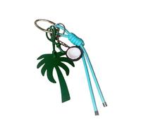 ZEPFJHE Coconut Treechain Borse Charm Feature In Lega E In Pelle DETTAGLIO DETTAGLIO PER ACCESSA ALL'ISOLA TROPICALE INSOLA
