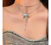 ZEPFJHE Collana A Ciondolo Tira Con Accessorio Portatile Accento Nappe Per Donne Alla Da Signore Abiti Eleganti