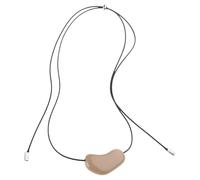 ZEPFJHE Collana con ciondolo a forma di cuore alla moda in resina robusta, regolabile, accessorio portatile per collana a forma di cuore femminile, Misura unica, come descritto, come descritto