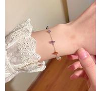 ZEPFJHE Collana in Pietra Irregolare alla O Decorazione Accessori per Gioielli Bracciale per Le Donne alla Stili Abbigliamento Casual Accessori