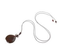 ZEPFJHE Collana regolabile in legno con bottiglia di liquore multifuntional gioielli etnici collana per eventi artistici e raduni accessori gioielli vintage, Misura unica, come descritto, come