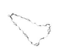 ZEPFJHE Collana Regolabile Per Perline/bracciale Elegante E Geiella In Lega Alla Donne Fatte A Mano Abbigliamento Giornaliero Versatile Fiocchi Neve Collana/braccialetto