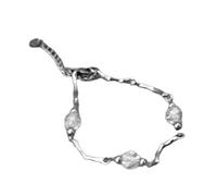 ZEPFJHE Collana Regolabile Per Perline/bracciale Elegante E Geiella In Lega Alla Donne Fatte A Mano Abbigliamento Giornaliero Versatile Fiocchi Neve Collana/braccialetto
