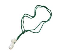 ZEPFJHE Collana versatile a strati con perle simulate e gioielli regolabili con perline di cristallo per abiti alla moda gioielli di cristallo a strati regolabili, Misura unica, come descritto, come