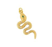 ZEPFJHE Colorato Zircone Serpente Ciondolo Di Fascino Per La Collana Orecchini Gioielli Fatti A Mano Accessori Regalo Amanti di Modo Dichiar, Misura unica, come descritto, come descritto