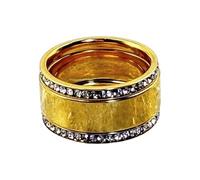 ZEPFJHE Comodi anelli impilabili con diamanti simulati moda matrimonio pelle amichevole gioielli dito per uomo donna donna trendy, 17 3/4, come descritto, come descritto