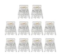 ZEPFJHE Confezione da 10 fermagli per capelli in acrilico trasparente, accessori per capelli, forcine per capelli in acrilico trasparente