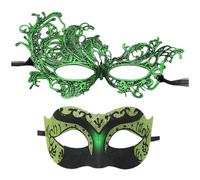 ZEPFJHE Confezione da 2 mascherine funzionali ispirate alla danza per Halloween e raduni e feste in maschera