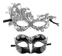 ZEPFJHE Confezione da 2 mascherine funzionali ispirate alla danza per Halloween e raduni e feste in maschera