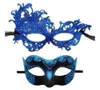 ZEPFJHE Confezione da 2 mascherine funzionali ispirate alla danza per Halloween e raduni e feste in maschera