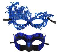 ZEPFJHE Confezione da 2 mascherine funzionali ispirate alla danza per Halloween e raduni e feste in maschera