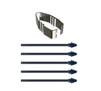 ZEPFJHE Confezione da 5 ricariche per penna con clip per fissaggio sicuro per Tab S11/S11Ultra Styluses Touch punta di ricambio