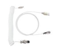 ZEPFJHE Connettori per Aviazione in Metallo Arrotolato USB Tipo C Cavo per Tastiere Meccaniche Connettori Aeronautica Spirale Paracord Tipo C Cavo Meccanico