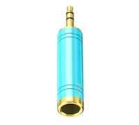 ZEPFJHE Convertitori Maschio Da 3 5 Mm Femmina 6 35 Mm In Metallo Resistente Trasmissione Del Suono Senza Rumore Adattatori Per Cuffie Studio Trasmissione Del Segnale Velocità