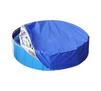 ZEPFJHE Coperchio Piscina da 4 Piedi per Rivestimento Piscina Pieghevole Pieghevole Rotonda Protezione da Bagno per Esterno Accessori Le Foglie Copertura Impermeabile