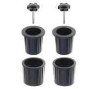 ZEPFJHE Copertura per ombrellone da esterno con foro per ombrellone, manopole di copertura per cortile, patio, tavolo, base base di ricambio, parte di ricambio in ABS